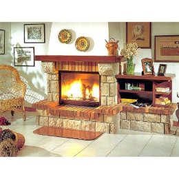 Каминная облицовка Fugar F-227 с банкетой